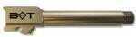 Caliber: 9MM Barrel Type: Threaded Finish/Color: Flat Dark Earth Fit: Fits Glock 19 Type: Barrel Manufacturer: Backup Tactical Model:  Mfg Number: G19TB-FDE