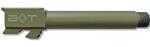Caliber: 9MM Barrel Type: Threaded Finish/Color: OD Green Fit: Fits Glock 19 Type: Barrel Manufacturer: Backup Tactical Model:  Mfg Number: G19TB-ODG