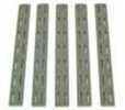 Bravo Company KeyMod Rail Panel Kit 5.5" Foliage Green 5 Pack BCM-KMR-RP-FG-5
