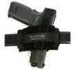 BLACKHAWK! Flat Belt Holster Fits Medium Revolvers Ambidextrous Black 40FB02BK