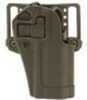 Blackhawk CQC Serpa Belt Holster Right Hand Colt Commander Carbon Fiber Loop And Paddle 410542Bk-R