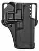 Blackhawk 410576BKR Serpa CQC Concealment 76 Polymer OWB Glock 48 W/ Or W/O Rail Right Hand