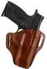 Bianchi Model #57 Remedy Open Top Leather Holster Fits Glock 17/22/31 Tan Right Hand 25028