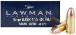 9mm Luger 115 Grain Full Metal Jacket 50 Rounds CCI Ammunition