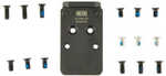 C&H Precision V2 Optic Mounting Plate Fits Glock MOS Trijicon RMR/SRO/RCR Holosun 407C/507C/507Comp/508T & C&H EDC-XL/Co