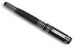 Columbia River Knife & Tool Tao Pen Black With Bright Grooves 5.75" 6063 Aluminum Box TPenAKS