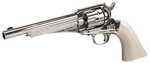 Crosman 1875 CO2 Pistol .177 Pellet/BB 450FPS 6.5" Barrel White Grips High Polish Finish Silver 6 Round BB/Pellet Capaci