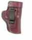 Don Hume H715M Clip-On Holster Inside The Pant Fits Walther PPK With 4" Barrel Right Hand Brown Leather J168005R