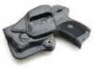 Desantis Mini Scabbard Belt Holster, Fits Glock 43, Left Hand, Black Leather 019BB8BZ0
