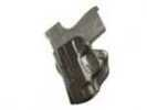 Desantis Mini Scabbard Belt Holster Fits S&W Shield Left Hand Black Leather 019BBX7Z0