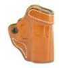 Desantis 155 Criss-Cross Belt Holster Right Hand Tan Leather Fits Glock 43 155TA8BZ0