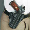 Desantis 1Cl Scabbard (Cocked & Locked) Belt Holster Right Hand Black Colt Officer, Para P10/12 Leather 1ClBA79Z0