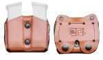 Desantis A01 Dbl Mag Pouch Magazine Ambidextrous Tan Glk 26/27 Leather A01TJIIZ0