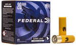 Model: GameShok Caliber: 20 Gauge 2.75" Grains: #8 Ounce of shot: 1oz Type: Lead Units Per Box: 25 Manufacturer: Federal Model: GameShok Mfg Number: H2028