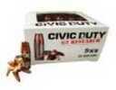 Model: Civic Duty Caliber: 9MM Grains: 94 Gr Type: Copper Units Per Box: 20 Manufacturer: G2 Research Model: Civic Duty Mfg Number: 06025