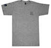The We've Got Your Six T-Shirt features a Glock Perfection Logo On The Front And "We've Got Your Six" On The Back. It Is Grey In Color And Is a Medium In Size.