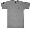 The We've Got Your Six T-Shirt features a Glock Perfection Logo On The Front And "We've Got Your Six" On The Back. It Is Grey In Color And Is Large In Size.