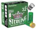 Model: Exclusive Series Caliber: 12 Gauge 2.75" Grains: #7 Ounce of shot: 1 1/8 oz Type: Shot Units Per Box: 25 Manufacturer: Sterling Model: Exclusive Series Mfg Number: 8698779950835