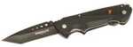 Havalon EXP Dual Folding Knife 3 1/16" AUS-8 Stainless Tanto Blade with Black Ti Finish and Piranta 60A Fiberglass