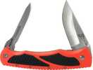 Havalon Titan Dual Folding Knife Liner Lock AUS-8 Stainless Steel Straight Back Blade and Piranta 60A Blaze Orange