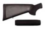 Hogue Grips Stock Overmolded Fits Mossberg 500 with Forend Black 05012
