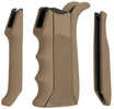 Hogue Modular Overmolded Rubber Grip Fits Ar-15 Matte Finish Flat Dark Earth 13043