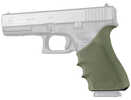 Hogue HandAll Beavertail Grip Sleeve OD Green Fits Glock 17 17MOS 17L 22 35 35MOS 34 34MOS 31 37