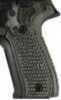 Hogue Grips Extreme G10 Piranha Fits Sig Sauer P226 Rubber G-Mascus Black/Gray 26137