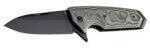 Hogue Grips EX-02 Folding Knife 154CM Stainless Steel / Black Plain Folder Spear Point Blade Flipper 3.75" G10 Frame / G
