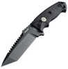 Hogue Sig Ex-f01 Tactical Fixed Blade Knife Cerakote Finish Gray Black G10 Handle Tanto Point Plain Edge With Saw Back 5