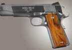 Hogue Grips Fits Colt Government Ambi-Cut Checkered Coco Bolo Finish 45821