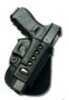 Fobus E2 Paddle Holster Fits Glock 17/19/22/23/31/32/34/35 Right Hand Kydex Black GL2E2