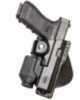 Fobus Light Or Laser Paddle Holster Right Hand Black for Glock 20,21,37 Kydex GLT21