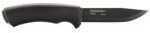 Morakniv Bushcraft Survival Knife Carbon Steel Blade Black Rubber Handle Sheath and Firestarter 4.3" 9.1