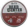 Model: Dead Center Caliber: 25 Caliber Type: Pellets Units Per Box: 130 Manufacturer: JTS Group Model: Dead Center Mfg Number: JAC202