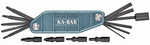 KABAR Gun Tool Multi-Tool S2 Steel Aluminum Handle with Aquamarine Color Includes Allen Head: 1/8" 3/32" 5/32" 0005