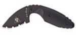 KABAR TDI Law Enforcement Fixed Blade Knife AUS 8A/Black Serrated Drop Point Nylon Sheath 2.3" Black Zytel Box 1481
