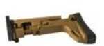 Kinetic Development Group LLC SCAR Adaptable Stock Kit Fits FN Magpul Brown Finish Side Folding 7 Telescoping Posit