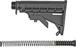 KE Arms Complete Buttstock Assembly Black Fits 223/556 AR15 Mil-Spec 3oz Buffer 1-50-01-035