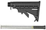 KE Arms 9MM Complete Buttstock Assembly Black Fits 9MM AR15 Mil-Spec 5.5oz Buffer 1-50-01-708