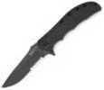Kershaw Volt II Folding Knife/Assisted 8Cr13MOV/Black Oxide Coating Combo Drop Point Thumb Stud/Flipper/Pocket Clip 3.12