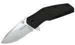 Kershaw Swerve Folding Knife/Assisted Cr13MOV Stonewashed Finish Plain Drop Point Flipper/Pocket Clip 3" Glass-Filled Ny