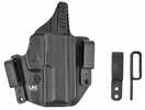 L.A.G. Tactical Inc. Defender Series OWB/IWB Holster Fits Glock 48 Kydex Right Hand Black Finish 1063