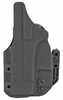 L.A.G. Tactical Inc. Appendix MK II IWB Holster Right Hand Fits Glock 26/27/33 Kydex Black Finish 80004