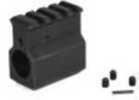 LBE Unlimited ARRGB-Uh Railed Gas Block Upper Receiver Height AR-Platform Black Steel