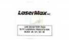 LaserMax Battery For Glock 26 27 29 30 36 Silver Finish 4/Pack LMS-319