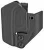 Mission First Tactical Minimalist Inside Waistband Holster Ambidextrous Fits Glock 48/43X Black Kydex Includes 1.5" Bel