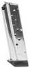 1911 Magazine 9MM 9-round Extended Base Pad Full-Length - Full size 9-round 1911 9MM magazine with extended base pad for competition or use with extended magazine wells.