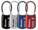 MasterLock One Flexible Combination Shackle Lock Assorted Blue Red Silver or Black. 4688D