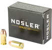 Nosler Assured Stopping Power 45ACP 185 Grain Jacketed Hollow Point 20 Round Box 51278